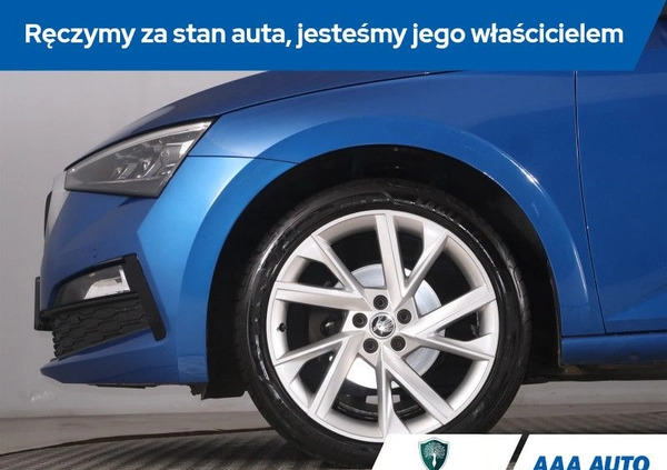 Skoda Scala cena 78000 przebieg: 96672, rok produkcji 2019 z Więcbork małe 436